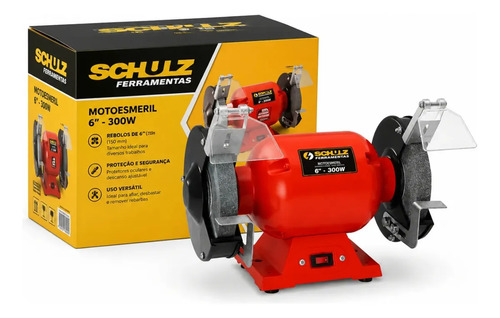 Motoesmeril Bancada 6po 300w 22 60hz Rebolo 6pol Schulz 91102550