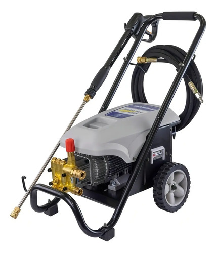 Lavadora de Alta Pressao Por Jato de Agua, com Carrinho, Rodas e Lanca Metalica 2950W 220V 60Hz 140bar Schulz 92800250
