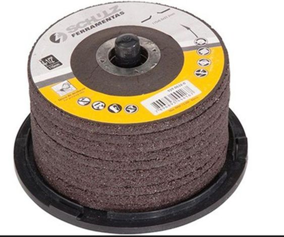 Jogo de Discos Abrasivos para Desgaste 115X6mm Schulz 92905320