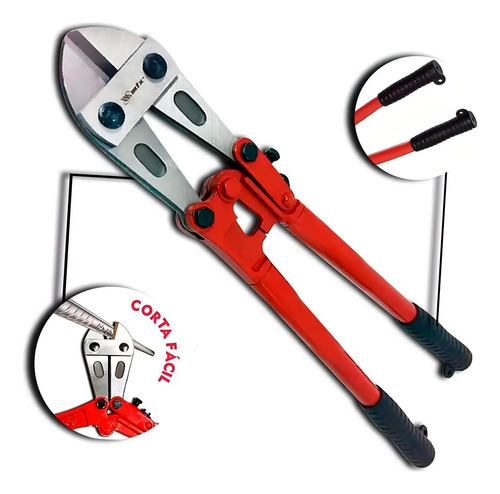 Tesoura corta vergalhão 18" 450mm aço carbono Mtx 785359