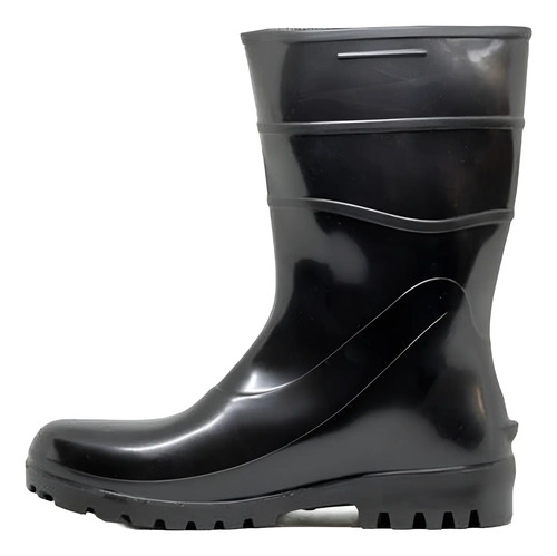 Bota de pvc cano curto preto sem forro Bracol CA 37456 82BPC600