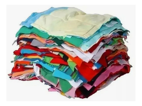 Estopa retalho de malha colorida pct com 5kg
