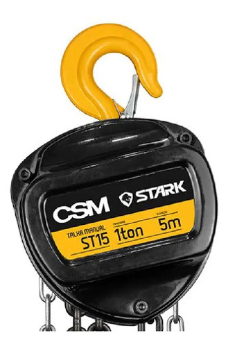 Talha manual de corrente 1 tonelada 5 metros stark ST15 Csm 71000467