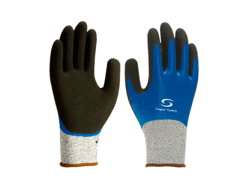 Luva nitrilica SS1014R CA 38646 Super Safety