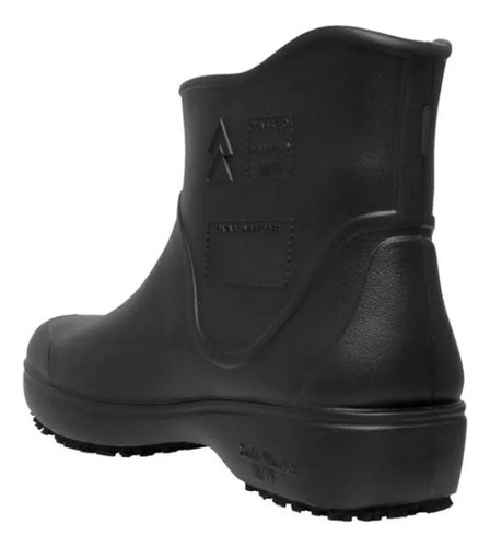 Bota cano curto eva antiderrapante BB85 CA 37390 preto Soft Works