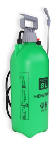 Pulverizador Lateral Manual 8l Menegotti 40780078 Verde