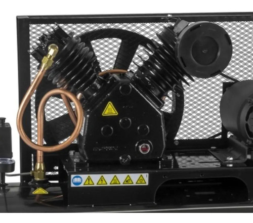 Compressor de Ar Estacionário Pistão CSV20MAX 200 I Motor Monofásico Aberto Industrial 5CV 220V 2P60Hz Schulz 92293030