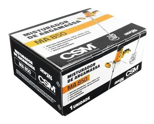 Misturador de argamassa MA 850 monofásico 220v Csm 71000757