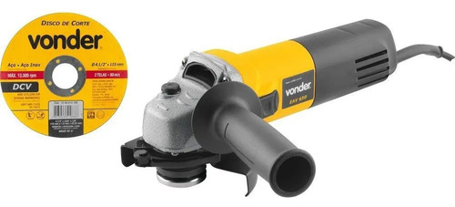 Esmerilhadeira 4.1/2 EAV 650 com 3 discos 220v Vonder 6001065220
