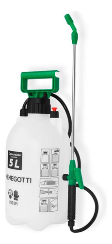 Pulverizador Lateral Manual 5l Menegotti 40780079 Branco