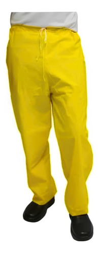 Calça de pvc forrada amarela Plastcor CA 36551