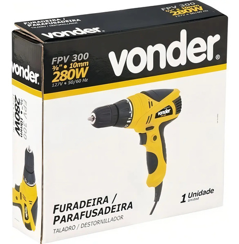 Furadeira parafusadeira 3/8 FPV 300 220v Vonder 6001300020