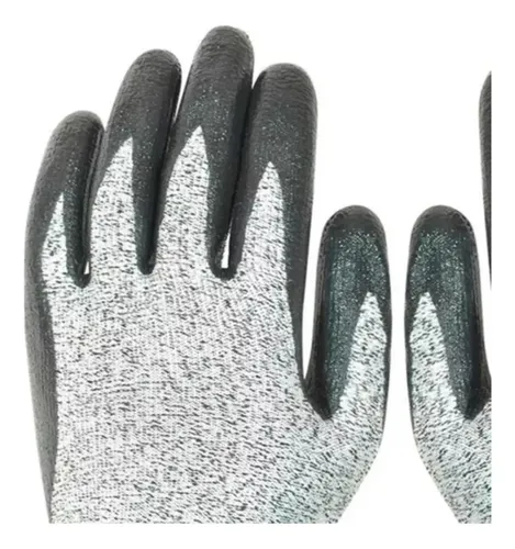 Luva protemec nt resistente ao corte com banho latex nitrílico CA 34135 Plastcor