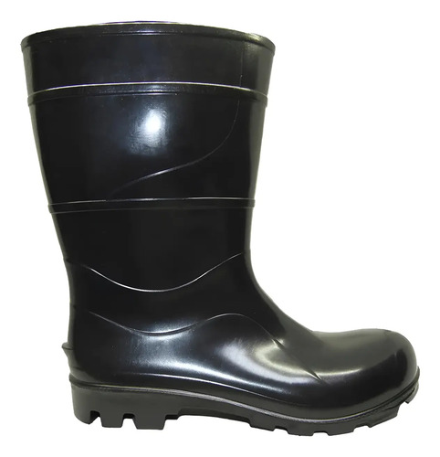 Bota pvc preto cano médio MOD. 206 Cartom CA 32169