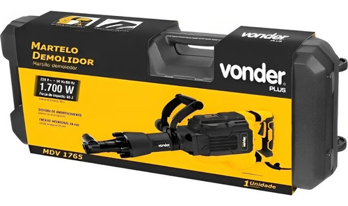 Martelo demolidor MDV1765 65J 220v Vonder PL 6001176520