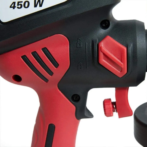 Pistola Pulverizadora Elet Air Plus Spray 450 com Motor Elet 450W 220V 1L Man Schulz 92080460