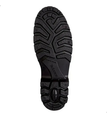 Bota pvc cano 28cm com forro preta CA 30536 Italbotas