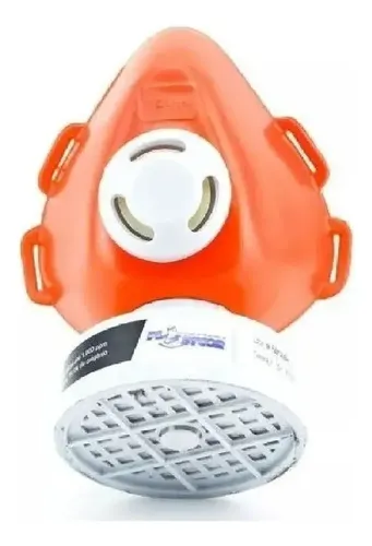 Respirador semi facial  1/4 com filtro Plastcor CA 39428 700.31099