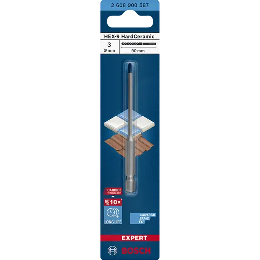 EXPERT HEX 9 Hardceramic: 3 X 90 BOSCH