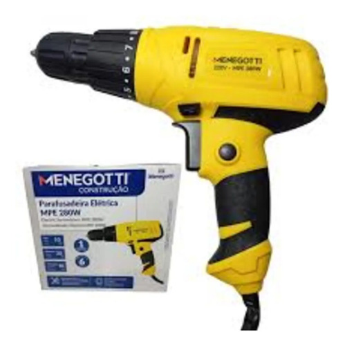 Parafusadeira elétrica MPE 280w 220v 60hz 40790107 Menegotti