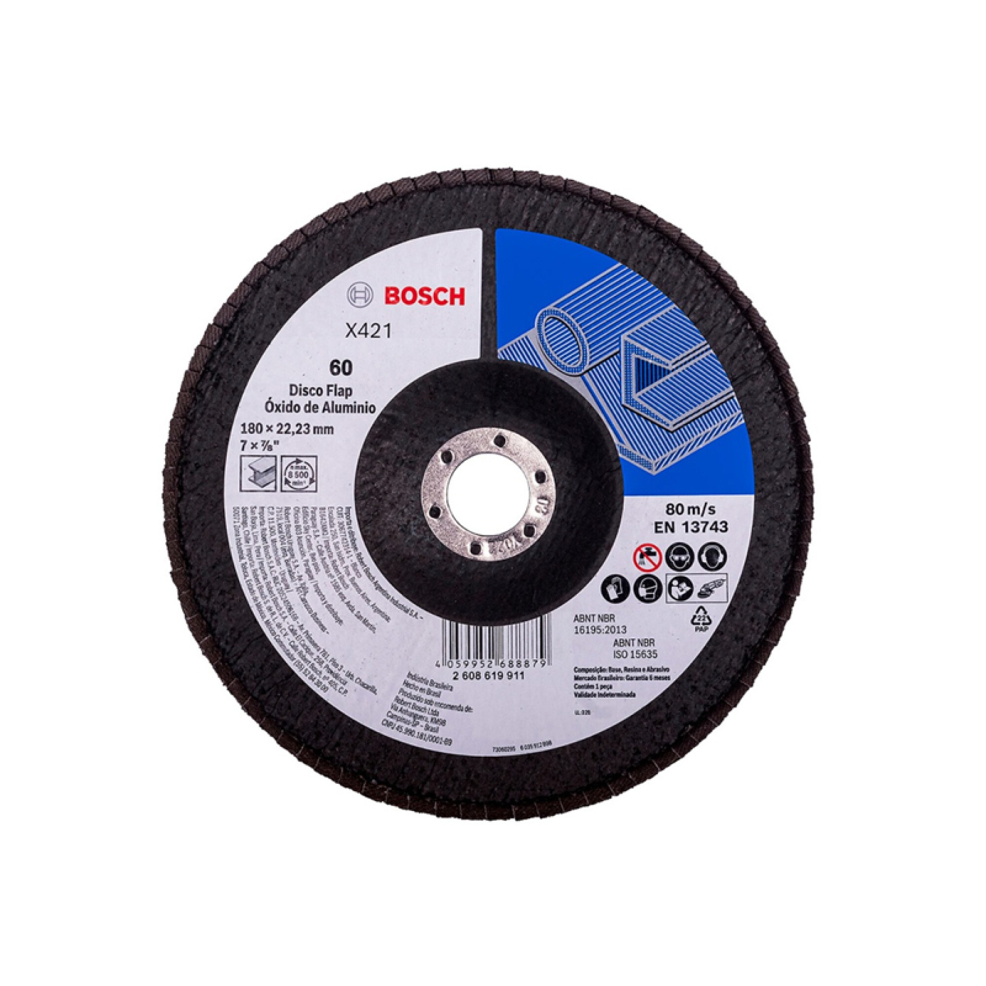 Disco Flap X421 Alox 180mm G80