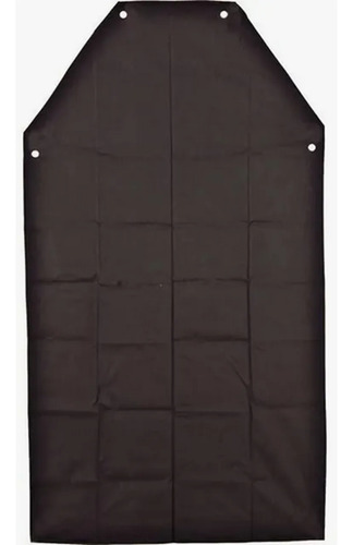 Avental de napa 1,20X0,70 preto cordão poliéster CA 15800 Linabra