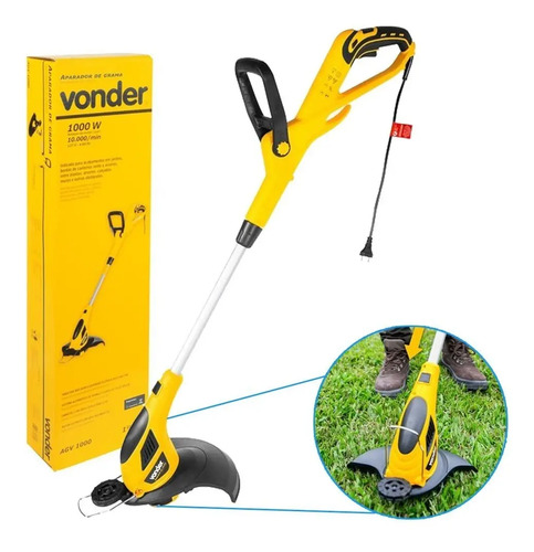 Aparador de grama 1000w AGV1000 220v Vonder 6817100220