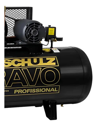 Compressor de Ar Estacionário Pistão CSL15BRAVO 200 I Motor Monofásico Aber Industrial 3CV 220V 2P60Hz Schulz 92179870