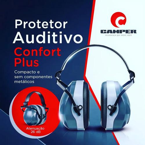 Protetor auditivo confort plus 26db Camper CA 48054 800204C