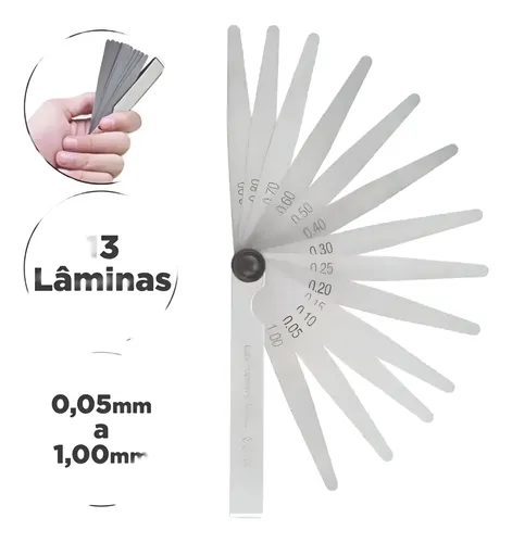 Calibre folga 0,05-1,00mm CF-013 Vonder 3595100013