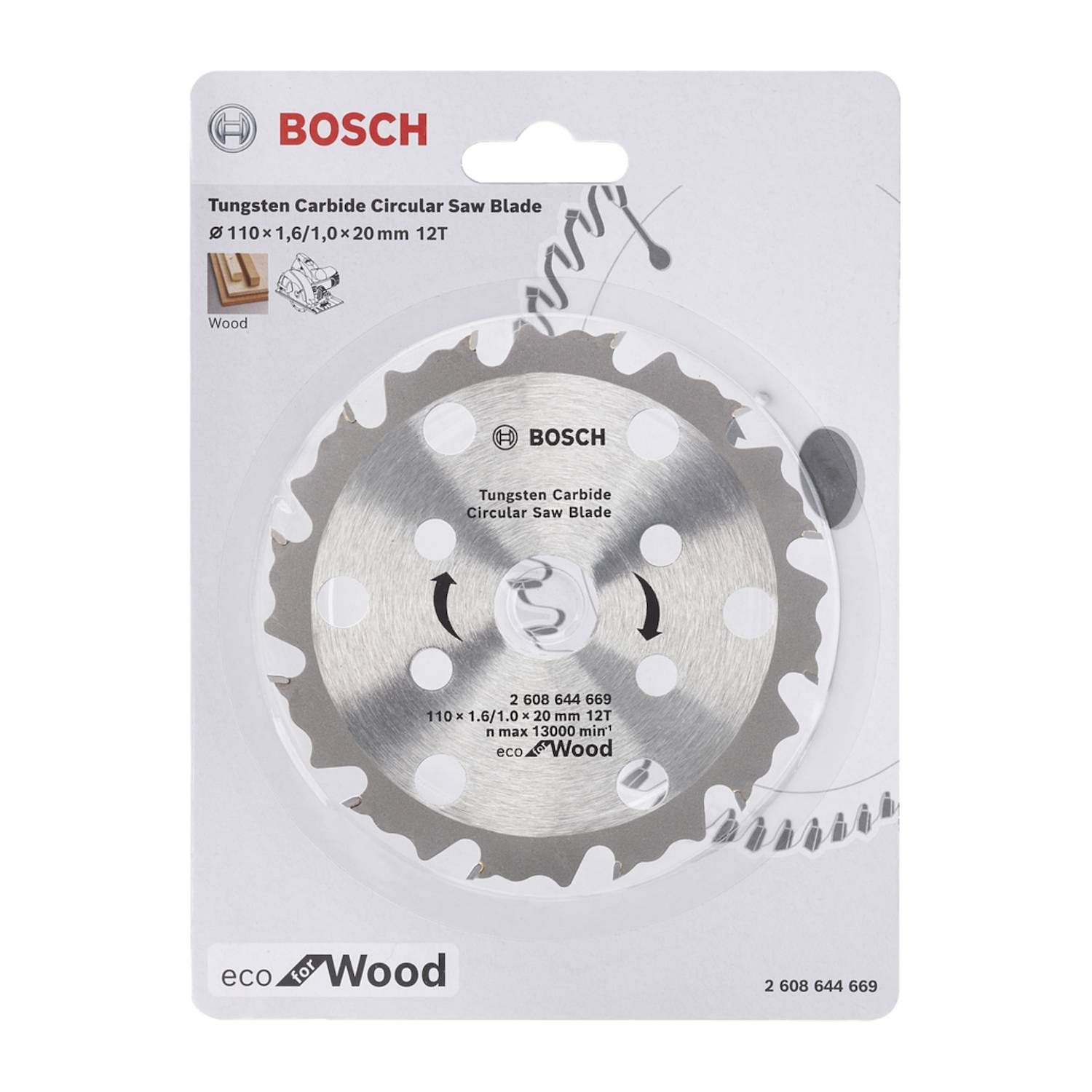 Disco de serra circular coolteq 110 mm BOSCH