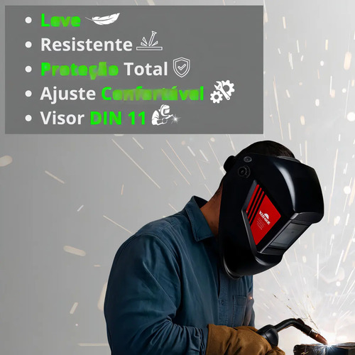 Mascara solda WK71 autoescurecimento 909262 Worker