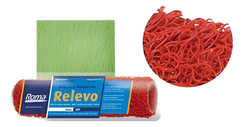 Rolo de textura 9" cabelo de anjo 23cm sem cabo Roma 43323