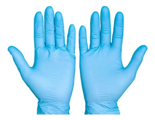 Luva de procedimento nitrilo blue Safemax CA 49831