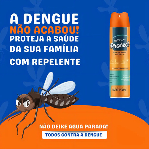 Repelente de insetos 150ml spray Above