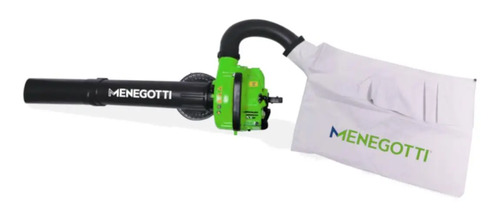 Soprador Aspirador 26cc 2t Gasolina Menegotti Spa V2 4078007 Verde