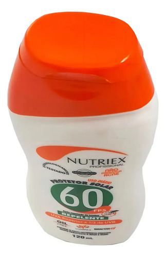Protetor solar FPS 60 com repelente Nutriex 120ml 0062802