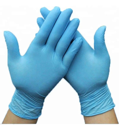 Luva nitrilica sensi soft azul sem amido Volk CA 46249 106004302