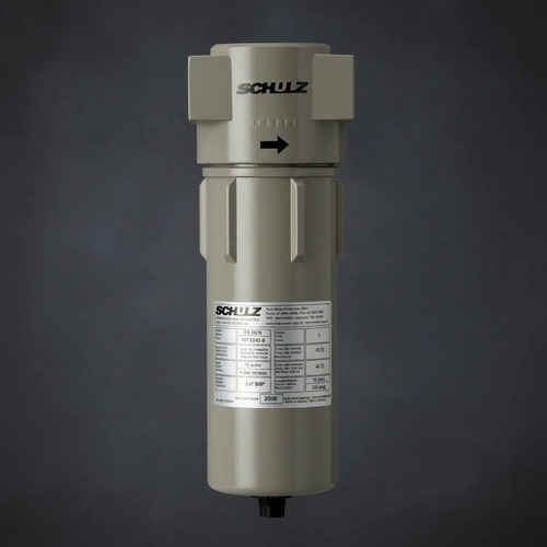 Filtro de Ar FS0125-U Coalescente Alumínio Filtrante Encapsulado 1MIC 125Pcm 16bar 1pol BSP Rede Schulz 702460