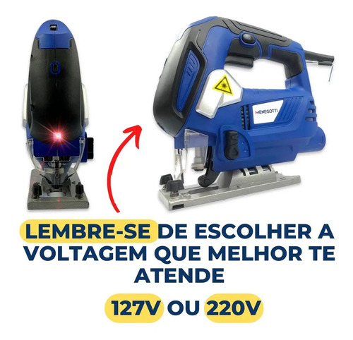 Serra Tico Tico MST-80 Com Motor Mono 220V 60HZ 800W Menegotti 40770135