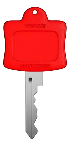 Cadeado plástico NR10 vermelho 38mm (1 chave) CPVM140CD Tagout