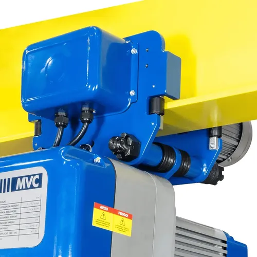 Talha elétrica de corrente mvc com trole 3 toneladas 6 metros 380v Csm 75001487