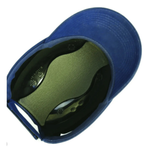 Boné de segurança com casco (casquete) azul ref. 004 mzabnazul Mazzola