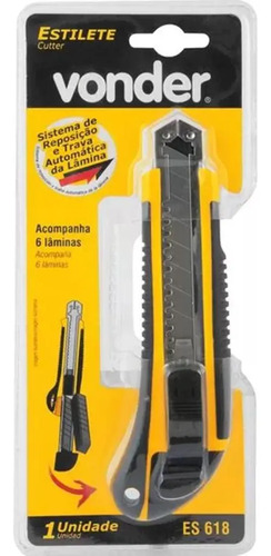 Estilete 18mm ES618 Vonder 3599018006