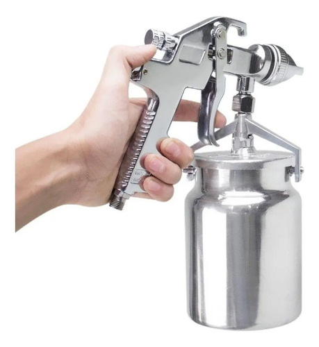 Pistola Pintura Aerogr Spp-AP02 Alumínio Man 50PSI 1L 2mm Schulz 92601040