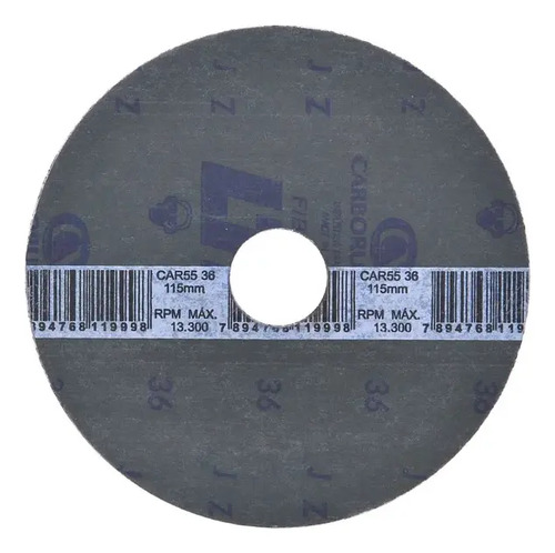 Disco lixa #60 CAR55 180mm Carborundum