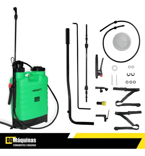 Pulverizador Costal Manual 12l Menegotti 40780076 Verde