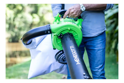Soprador Aspirador 26cc 2t Gasolina Menegotti Spa V2 4078007 Verde