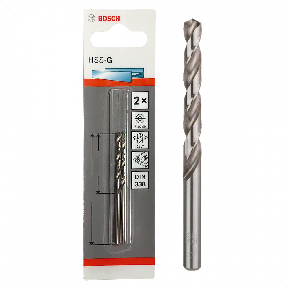 Broca para Metal HSS G 3.5mm 10 und.