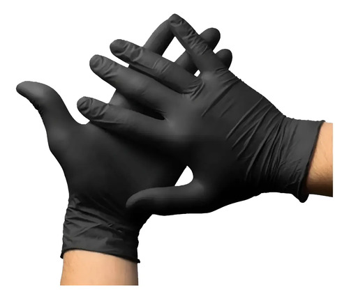 Luva nitrilica sensi black CA 38260 Volk 106000107